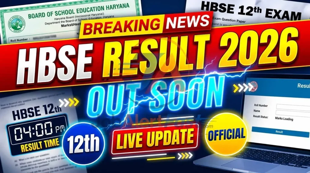 HBSE Board Result 2026 – Check Class 10th & 12th Haryana Board Result Date & Time @ bseh.org.in